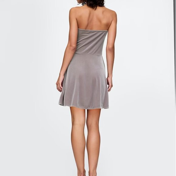 GAP Women's Strapless Velvet Mini Dress- Size L- New! - Picture 12 of 13